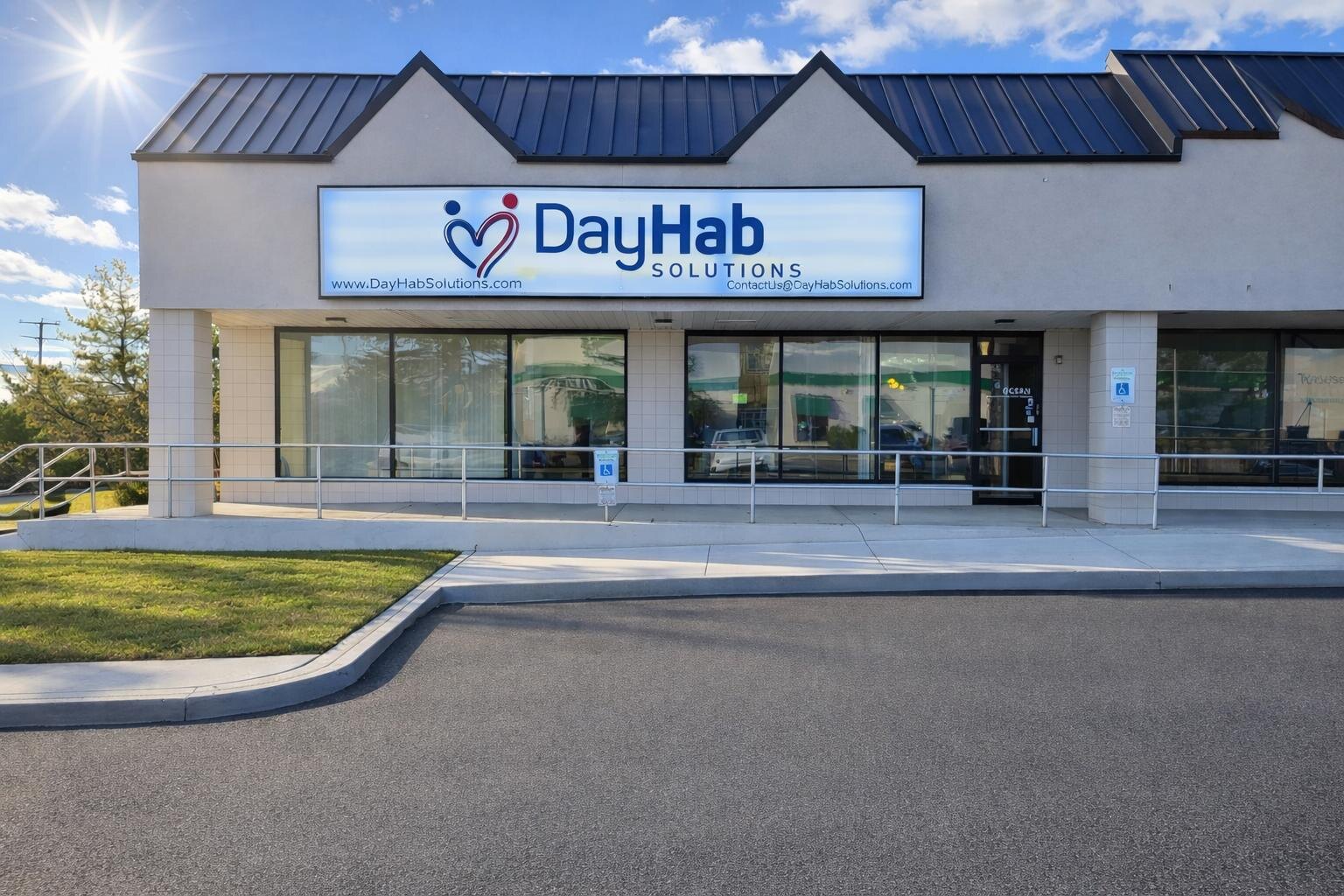 The accessible Day Hab Solutions facility at 864 NJ-37 in Toms River